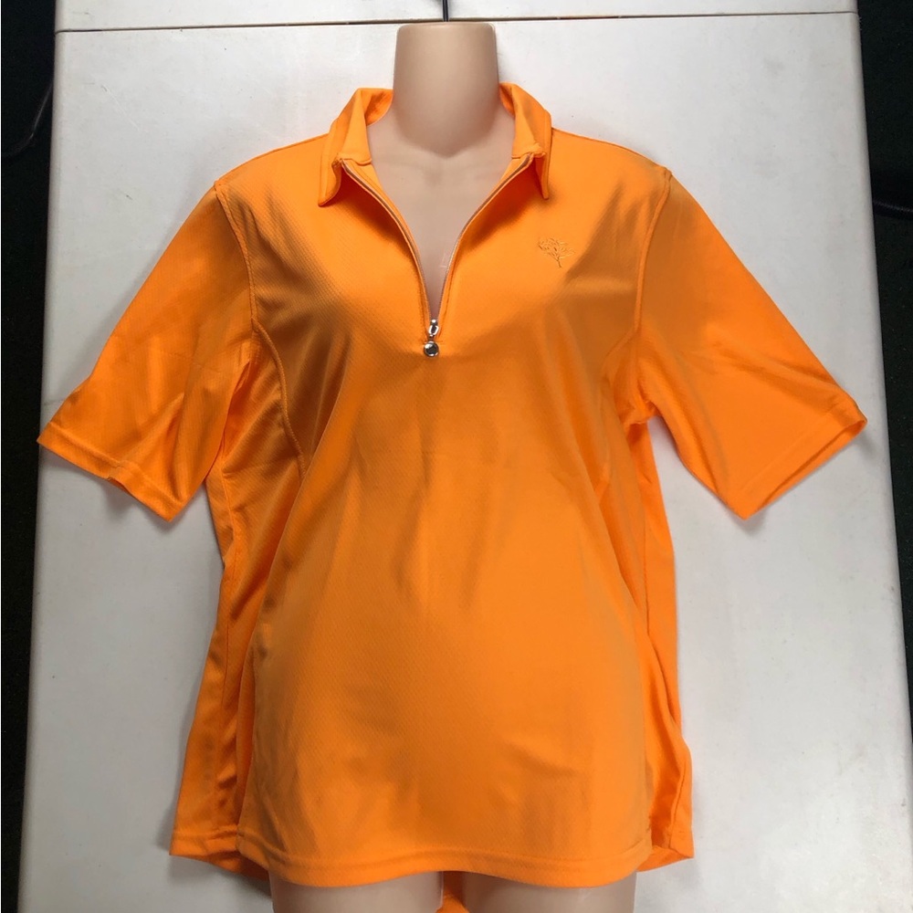 NWT Women’s XL Orange Golf tennis pickleball top Daily Sports Born in Sweden